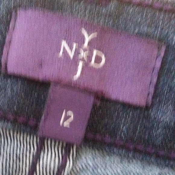 Not Your daughters Jeans skinny  embellished back pockets Made in USA  12 - Picture 4 of 16
